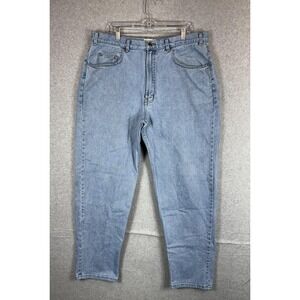 Merona Jeans Mens 40x32 Blue Denim Classic Fit Straight Leg Five Pocket Zip‎ Fly